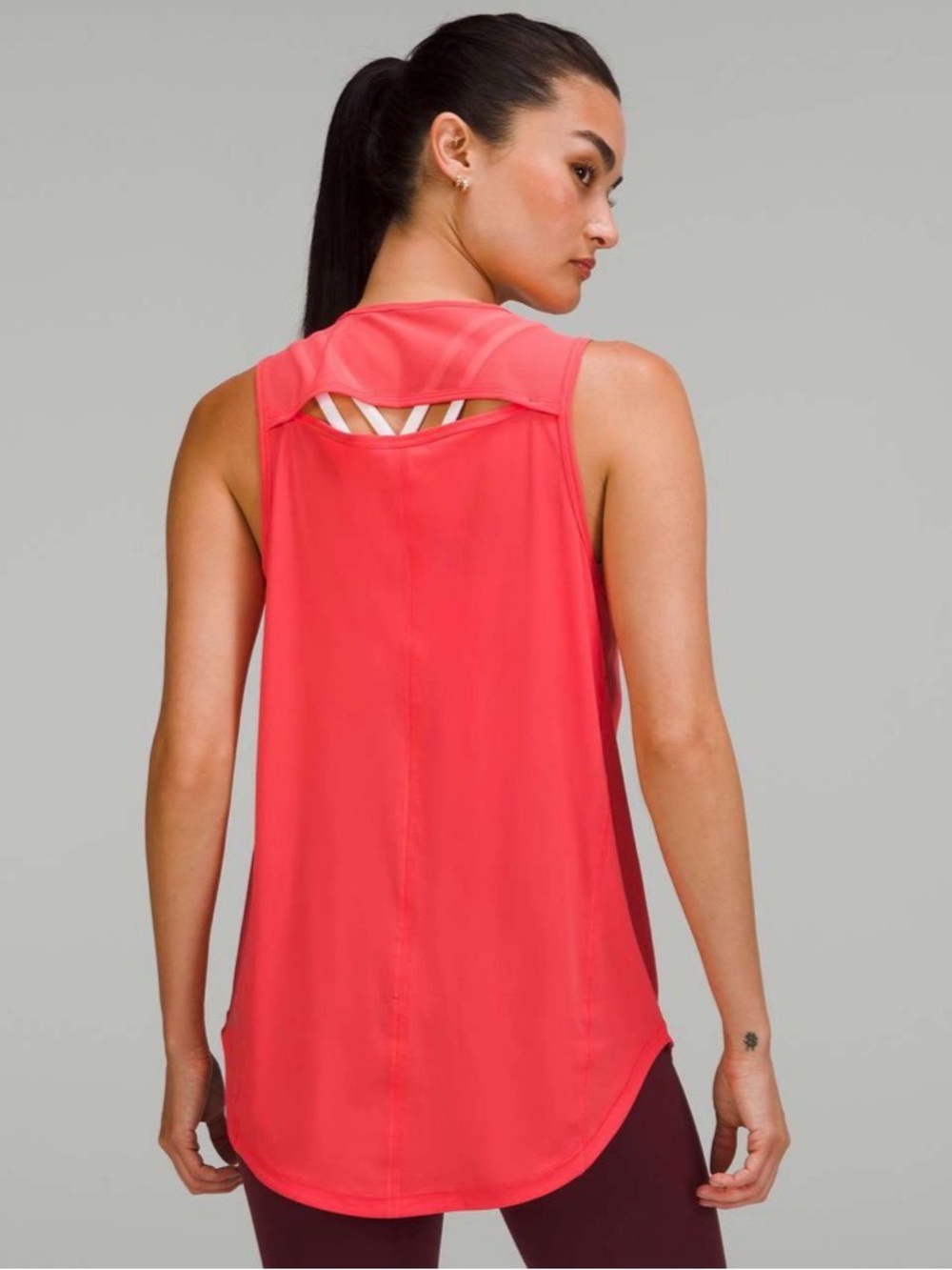 Lululemon Sculpt Tank Top Pale Raspberry Size 8